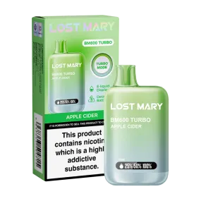 Apple Cider Lost Mary BM600 Turbo Disposable Vape