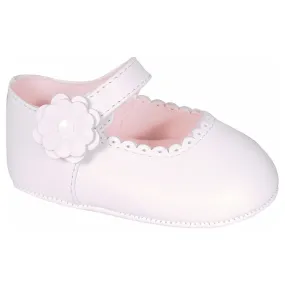 Baby Deer Emma Infant White Leather Mary Jane Flats 4092