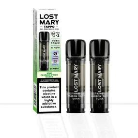 Lost Mary Tappo Kiwi Passion Fruit Guava Vape Pods