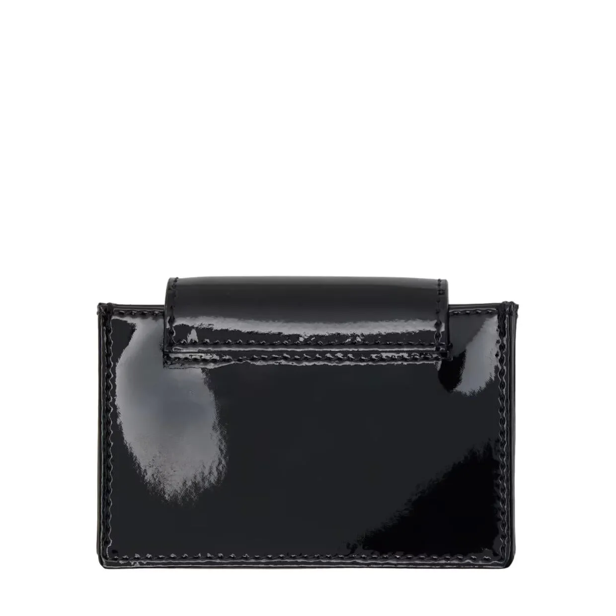 Vivienne Westwood Black Patent Flap Card Holder